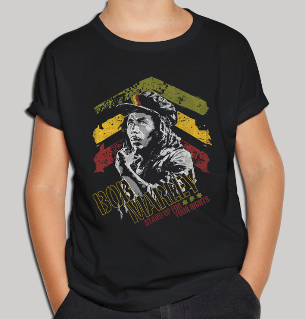 Producto - Remera de Niño Bob Marley Retro