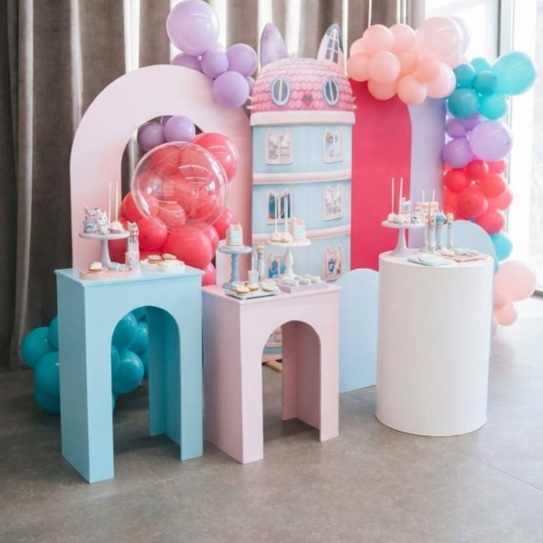 Producto - Mesa Cubo con Arcada Grande Color a Elección