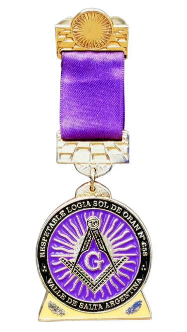 Producto - Medalla de la Respetable Logia Sol de Orán 658 - 0