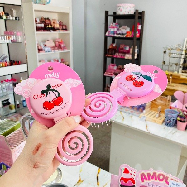 Producto - Cepillo con espejo para nena