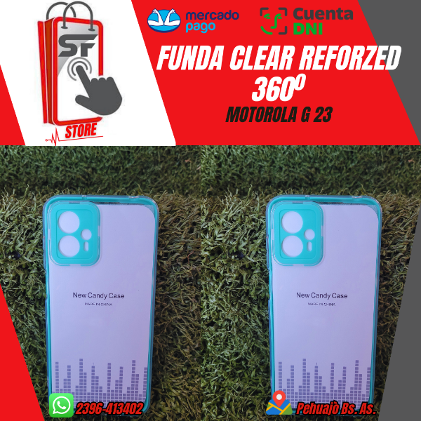 Producto - FUNDA CLEAR REFORZED 360 GRADOS MOTOROLA G 23