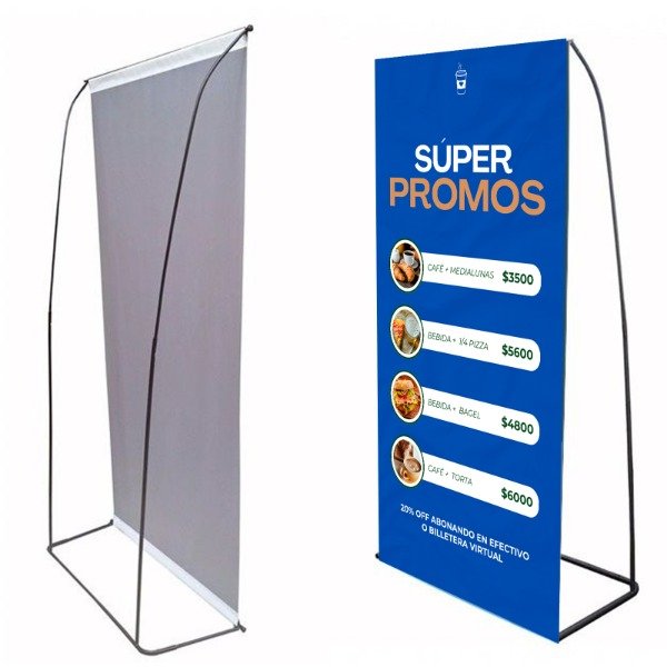 Producto - Banner con Portabanner 90x190 cm