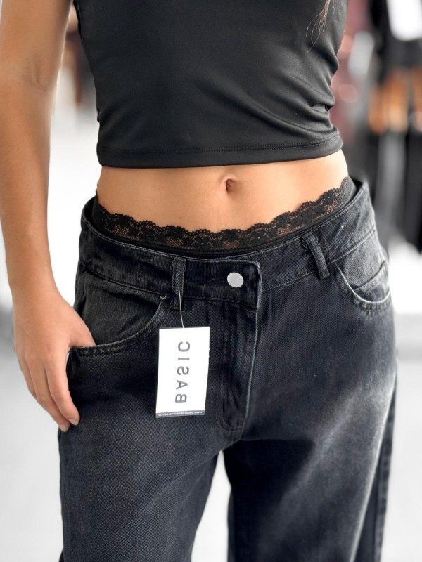 Producto - Short Luma con puntilla negro - 0