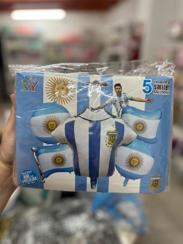 Producto - SET DE GLOBO CAMISETA Y BANDERA