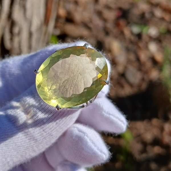 Producto - Anillo cuarzo limon n22