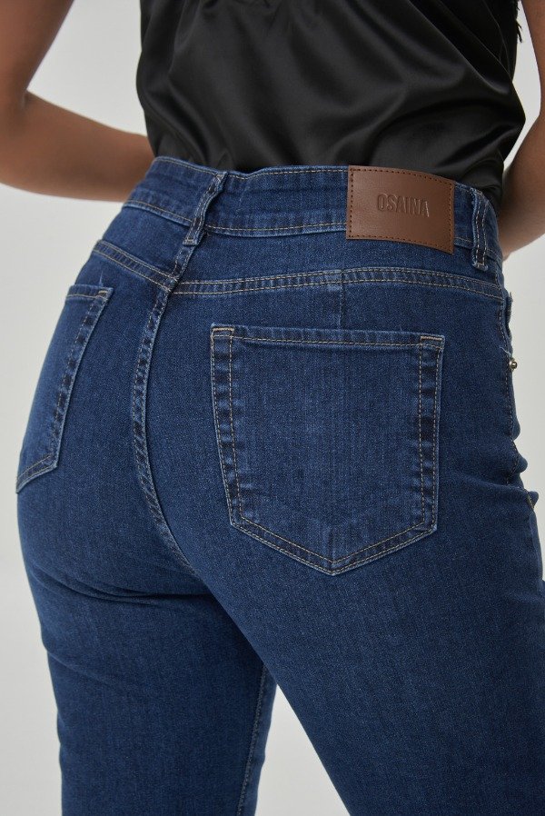Producto - JEAN RECTO LUA CON BIGOTES AZUL - 4