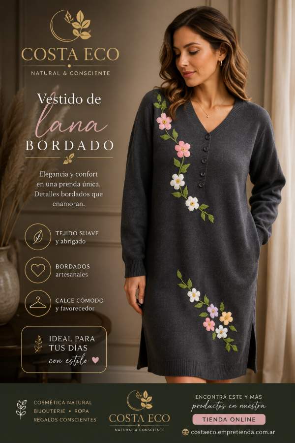 Producto - Vestido Bordado - 0