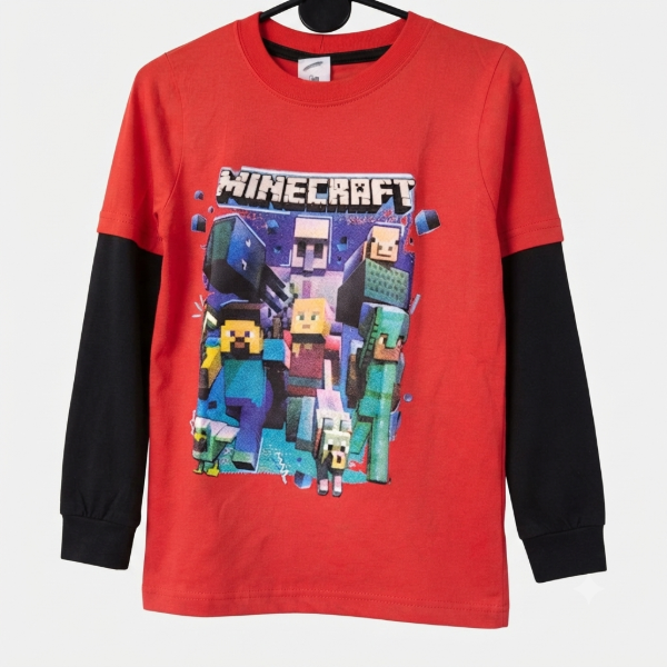 Producto - REMERA MANGA LARGA INFANTIL MINECRAFT T.12