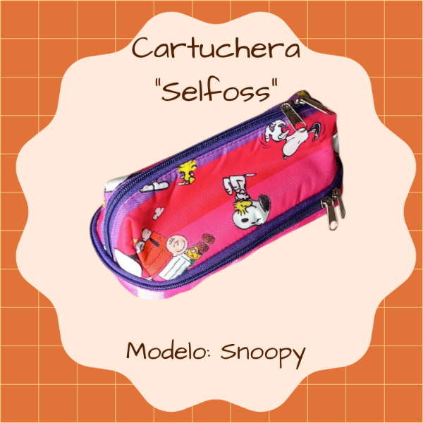 Producto - Cartuchera Selfoss - Modelo Snoopy 1