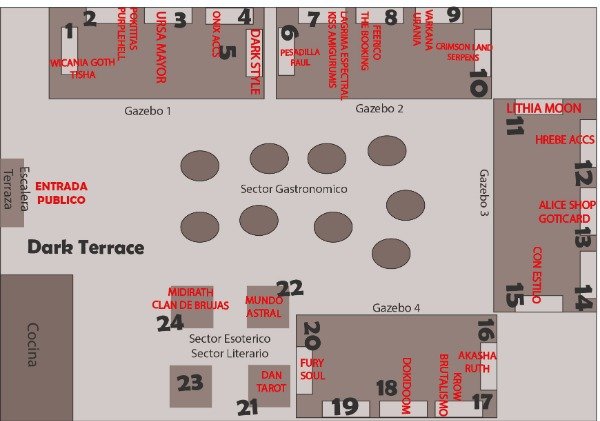 Producto - Reserva Stand Nocturnalia Fest VI Dark city Edicion CABA