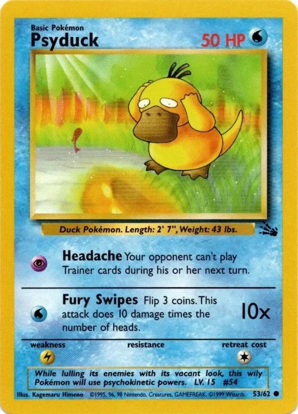 Producto - Psyduck (53/62) [Fossil Unlimited]
