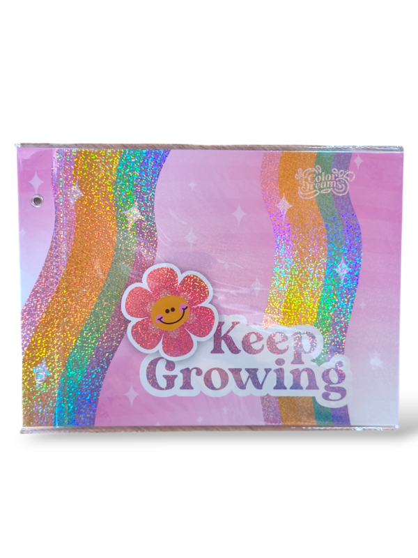 Producto - Carpeta Apaisada Flor holografica