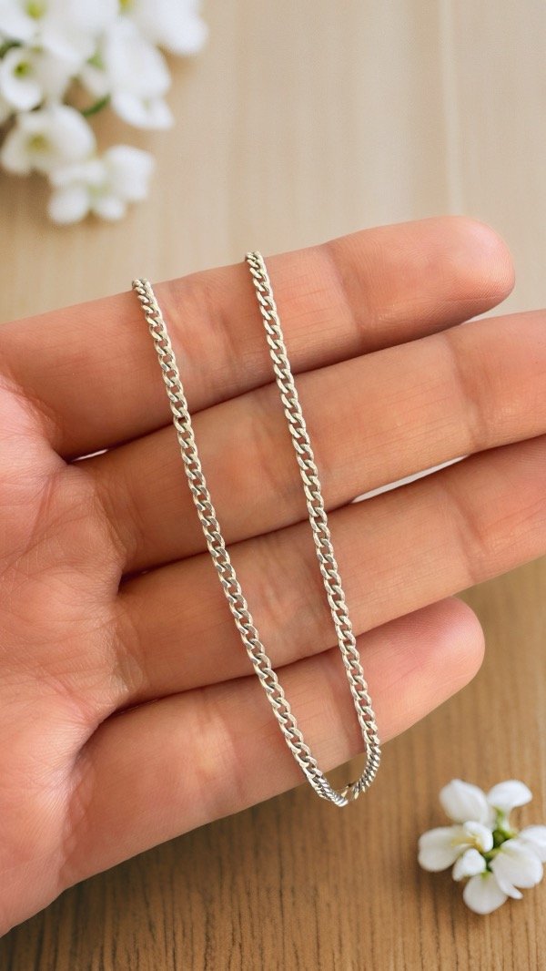 Producto - Cadena de plata 45cm C226