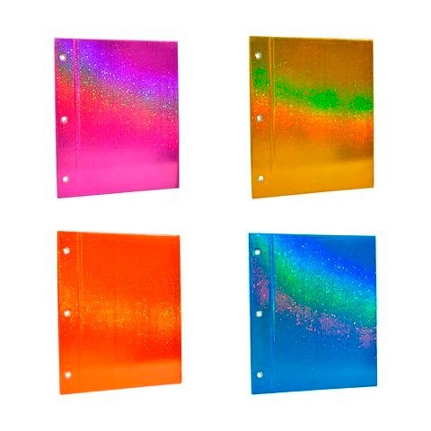 Producto - CARPETA N3 DOS TAPAS HOLO STAR X UNIDAD COLORES SURTIDOS REXON
