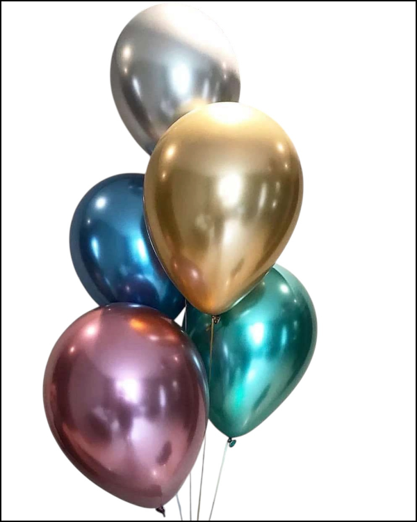 Producto - GLOBOS CHROME INFLADOS CON HELIO (UNIDAD)