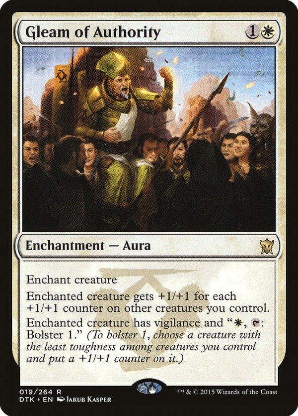 Producto - Gleam of Authority #19  Dragons of Tarkir