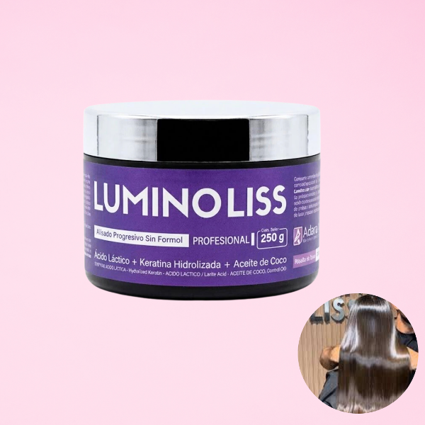 Producto - LUMINO LISS ALISADO PROGESIVO SIN FORMOL PROFESIONAL X250ML