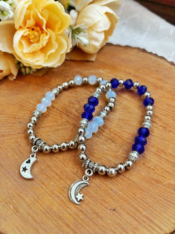 Producto - pulseras elasticas con luna
