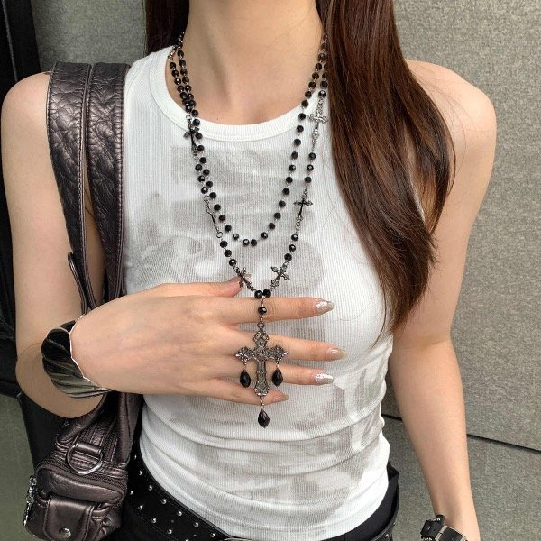 Producto - Collar gothic rosario