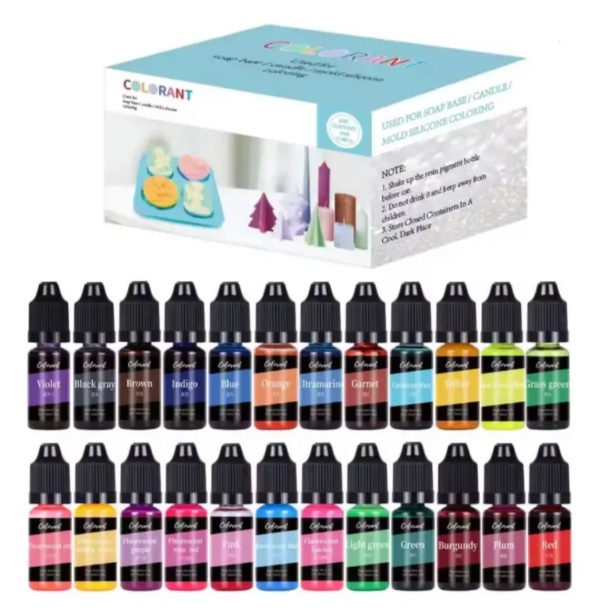 Producto - Colorantes para velas y jabones x 24 unidades