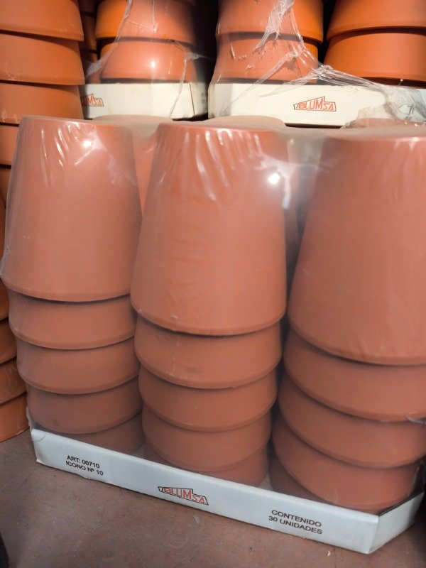 Producto - Pack 5 Maceta de barro Icono número 10 - Blum