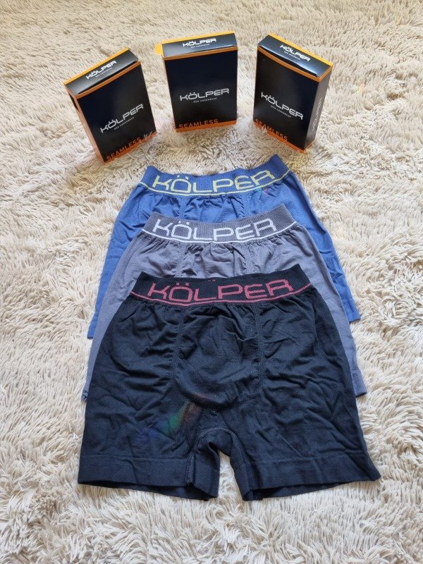 Producto - Bóxer de algodón con lycra Kolper con Cajas (El precio es por docena)