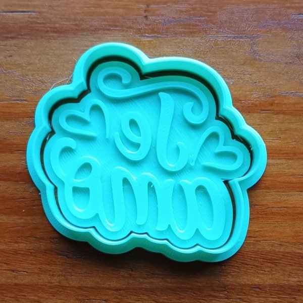 Producto - Cortante + stamp TE AMO