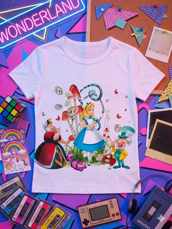 Producto - Remera Mujer Alicia Wonderland