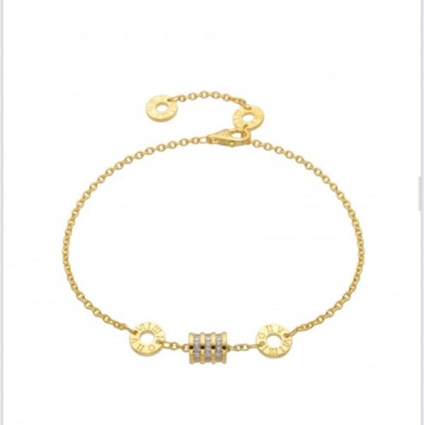 Producto - Pulsera con dije de Donita brillante Plata-925 Bañoro