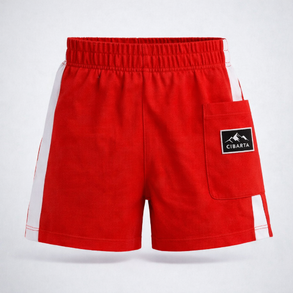 Producto - SHORT Cibarta cargo algodon Rojo
