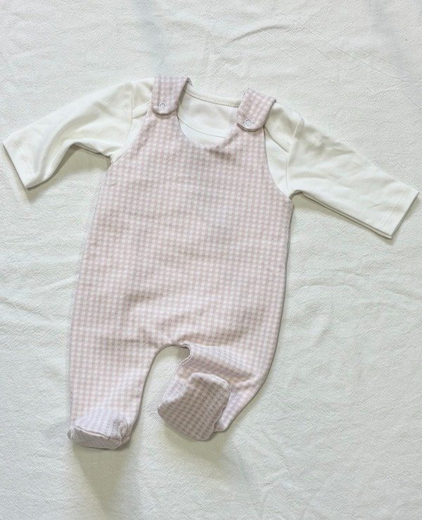 Producto - Jardinero + Body Rosa