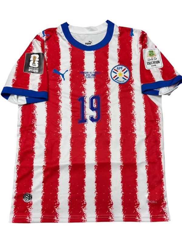 Producto - Paraguay local 2026 Version Hincha - 19 Enciso Matchday vs Francia - 0