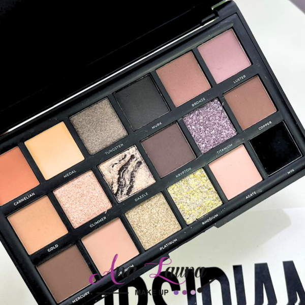 Producto - Paleta de sombras Obsidian Ruby Rose