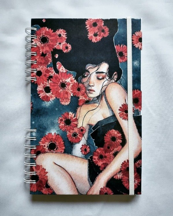 Producto - Cuaderno A5 "Kelogsloop Rojo" Acuarela 300gr
