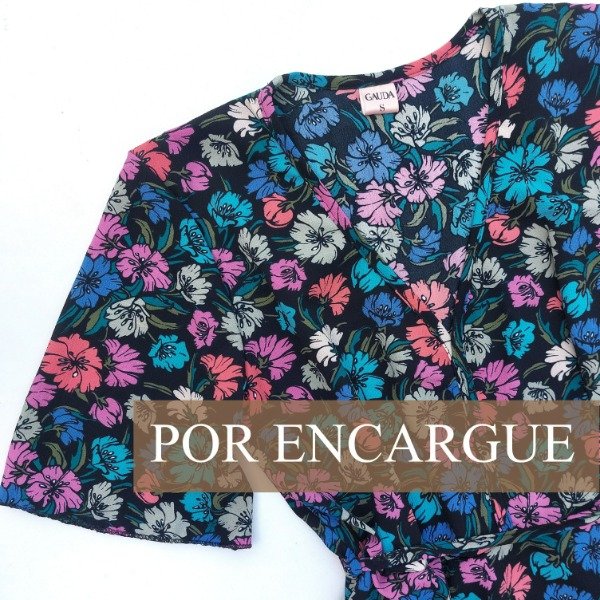 Producto - VESTIDO JANE Crepé Flores