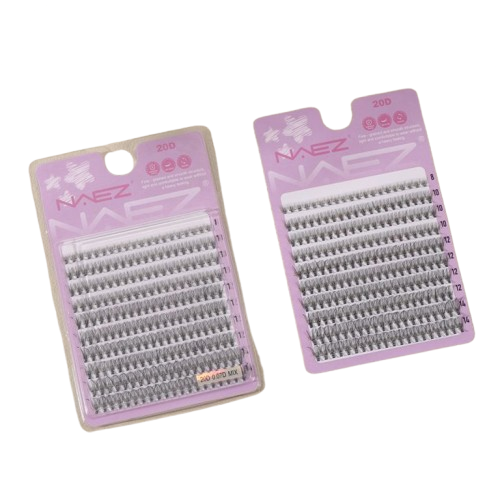 Producto - Pestañas Postizas DIY Cluster 20D 0.07D Mix 8-14mm - Naez