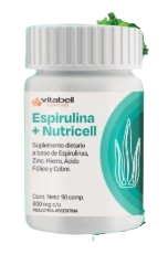 Producto - EPIRULINA + NUTRICELL X 90CAPS - VITABELL