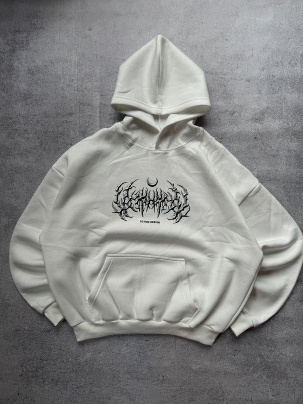 Producto - Hoddie Ghotic White