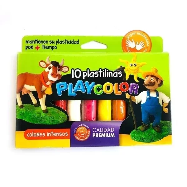 Producto - Plastilina Playcolor x 10