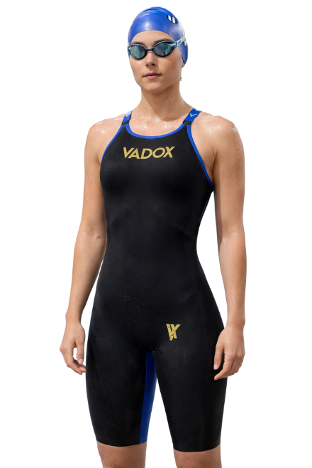 Producto - MALLA VADOX DE COMPETICION CARBON OPEN BACK - BLACK BLUE (talle 26 USA)