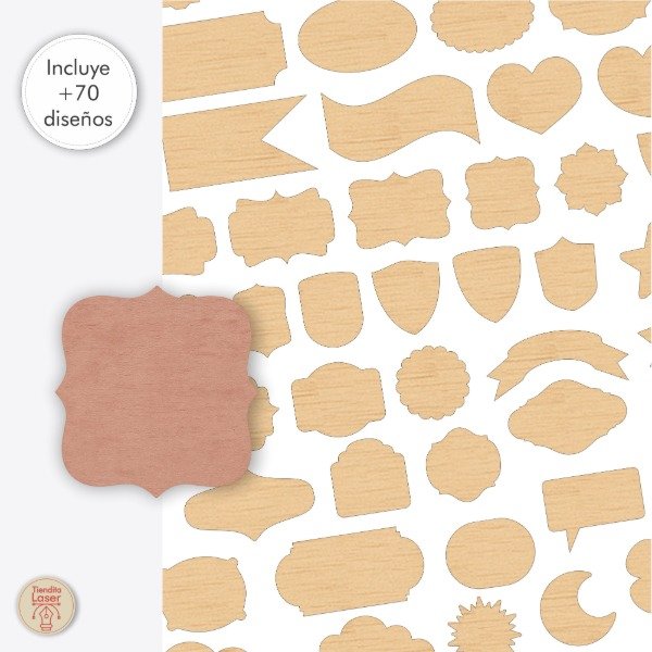 Producto - Formas decorativas - Vectores para corte láser