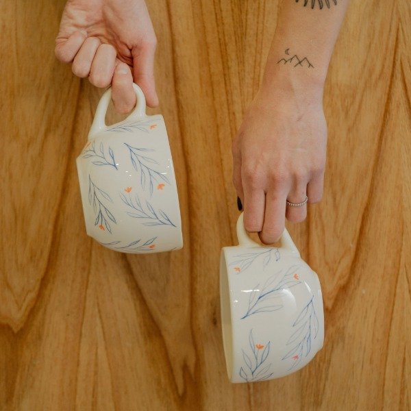 Producto - Tazón hoja azul