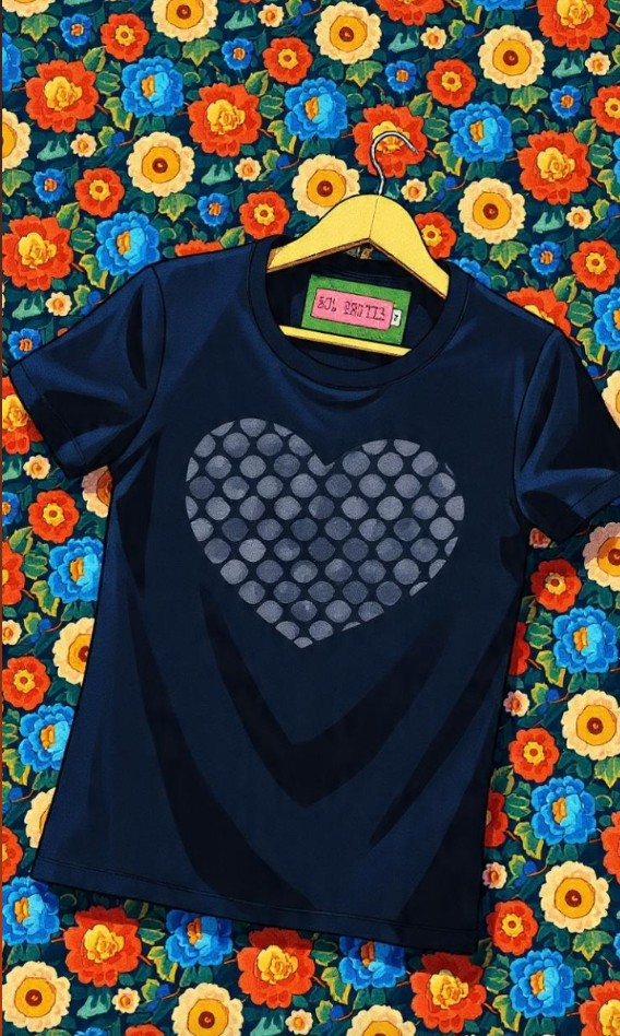 Producto - Remera cuore negro