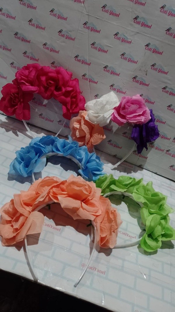Producto - Vincha de flores Frida - 1