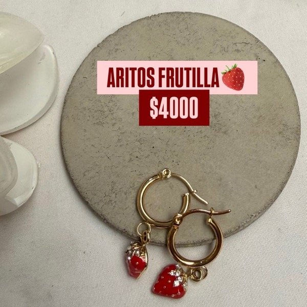 Producto - Argolla Frutilla
