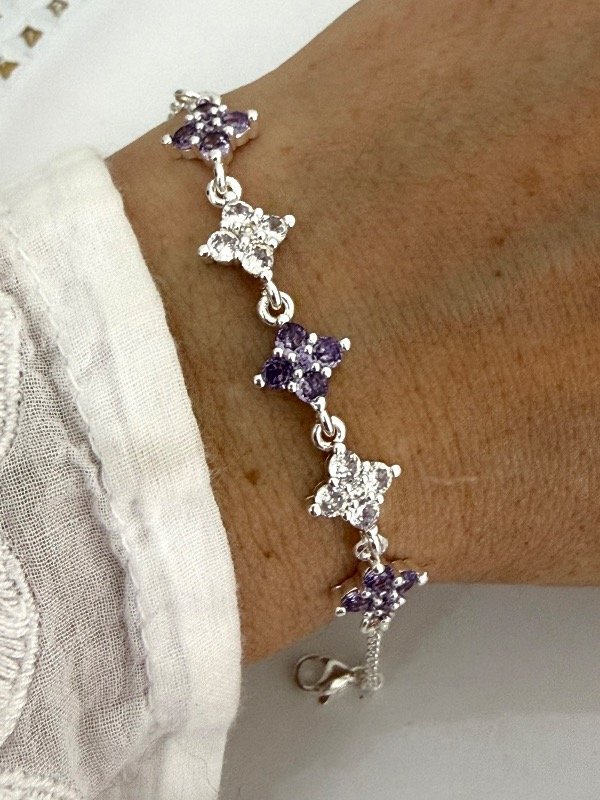 Producto - PB1489 Pulsera con cubic y micropave 16 + 4 cm