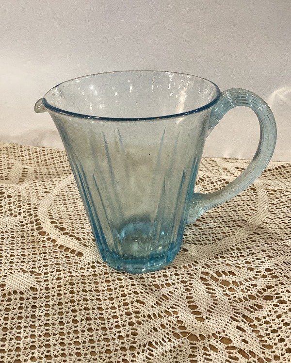 Producto - Jarra De Vidrio Celeste