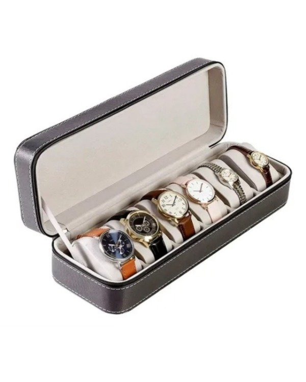 Producto - Estuche Organizador Para 6 Relojes