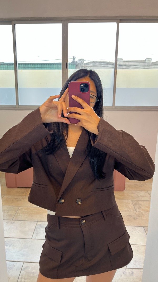 Producto - Saco CROP MOCCA