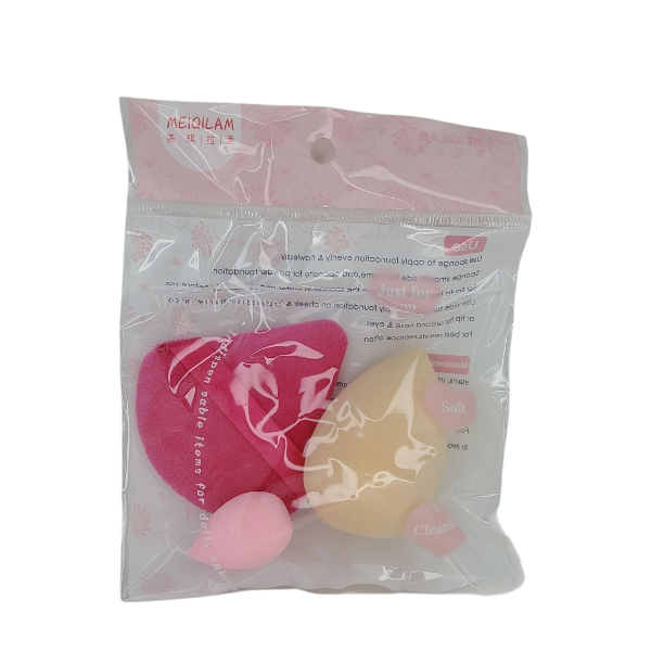 Producto - SET DE ESPONJAS PARA MAQUILLAJE X3 MEIQILAM #521768